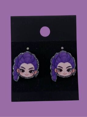 K-Pop Huntrix Demon Hunters Rumi Earrings